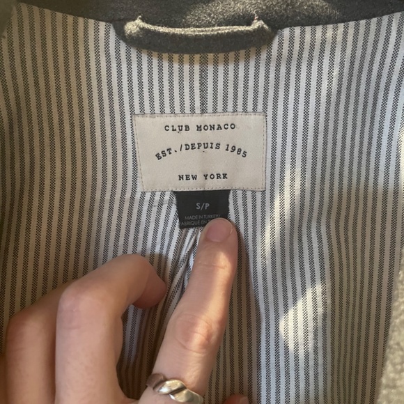 Grey Club Monaco Double Breasted Pea Coat - Picture 3 of 5